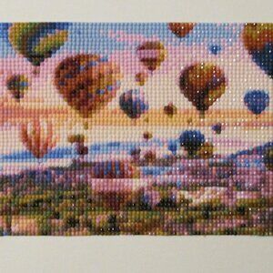 Balloons in the Art Finished Diamond Art Picture #14612025